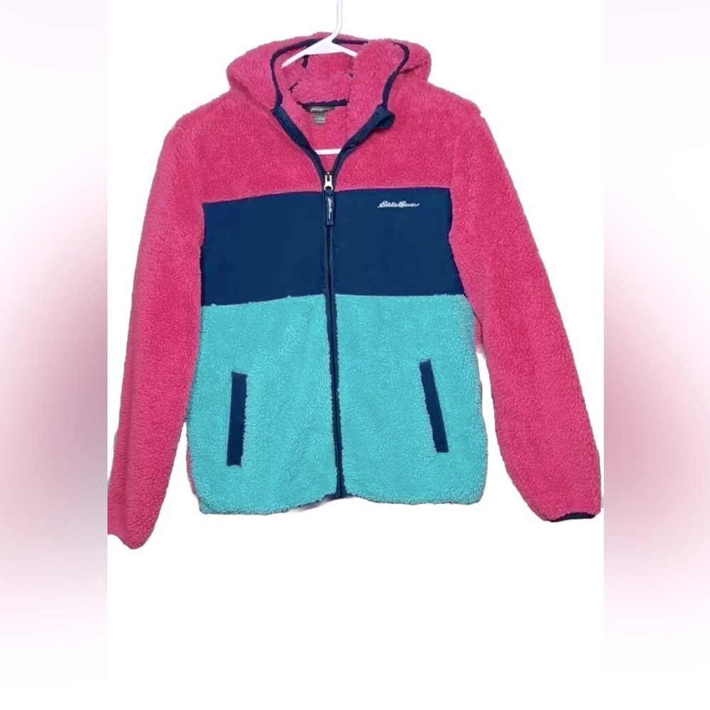 Eddie Bauer Pink and‎ Blue Fleece cozy kids sueter